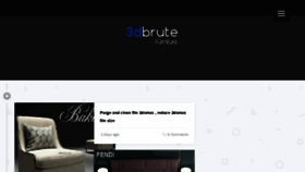 What 3dbrute.com website looked like in 2018 (5 years ago)