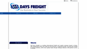 What 365daysfreight.com website looked like in 2018 (5 years ago)