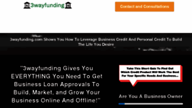 What 3wayfunding.com website looked like in 2018 (5 years ago)