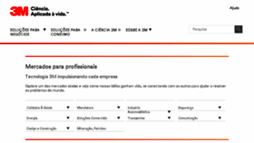 What 3m.com.br website looked like in 2018 (7 years ago)