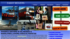 What 3waymovers.com website looked like in 2018 (5 years ago)