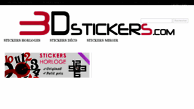 What 3d-stickers.com website looked like in 2018 (5 years ago)