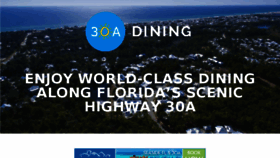 What 30adining.com website looked like in 2018 (5 years ago)