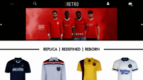 What 3retro.com website looked like in 2018 (5 years ago)