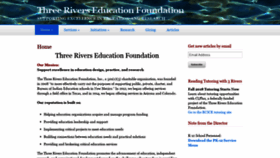 What 3riversed.org website looked like in 2018 (5 years ago)