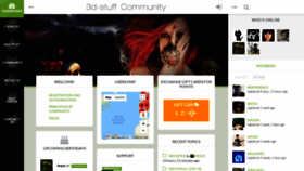 What 3d-stuff.community website looked like in 2018 (5 years ago)