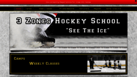 What 3zoneshockey.com website looked like in 2018 (5 years ago)