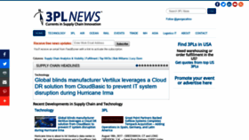 What 3plnews.com website looked like in 2018 (5 years ago)
