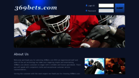 What 369bets.com website looked like in 2019 (5 years ago)