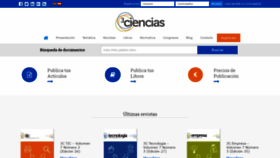 What 3ciencias.com website looked like in 2019 (5 years ago)