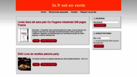 What 3x.fr website looked like in 2019 (5 years ago)