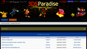 What 3ds-paradise.com website looked like in 2019 (5 years ago)