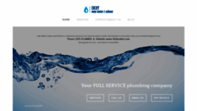 What 317plumber.com website looked like in 2019 (5 years ago)