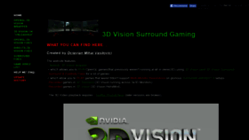What 3dsurroundgaming.com website looked like in 2019 (5 years ago)