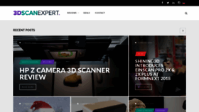 What 3dscanexpert.com website looked like in 2019 (5 years ago)