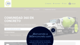 What 360enconcreto.com website looked like in 2019 (5 years ago)