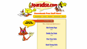 What 3paradise.com website looked like in 2019 (5 years ago)