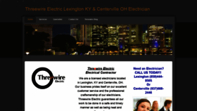 What 3wireelectric.com website looked like in 2019 (4 years ago)