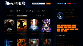 What 3donlinefilms.com website looked like in 2019 (4 years ago)