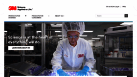 What 3m.com website looked like in 2019 (4 years ago)