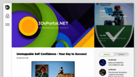 What 3dsportal.net website looked like in 2019 (4 years ago)