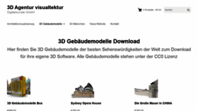 What 3d-building-models.com website looked like in 2019 (4 years ago)