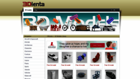 What 3dlenta.com website looked like in 2019 (4 years ago)