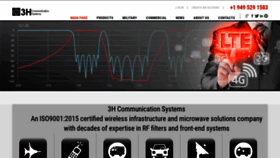 What 3hcommunicationsystems.com website looked like in 2019 (4 years ago)
