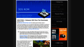 What 3ds-rom.com website looked like in 2019 (4 years ago)