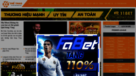 What 360thethao.net website looked like in 2019 (6 years ago)