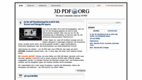 What 3dpdf.org website looked like in 2019 (4 years ago)