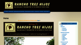 What 3hijos.com website looked like in 2019 (4 years ago)