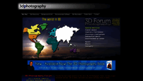 What 3dphoto.net website looked like in 2019 (4 years ago)