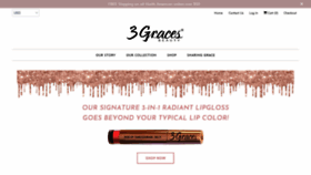 What 3gracesbeauty.com website looked like in 2020 (4 years ago)