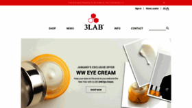 What 3lab.com website looked like in 2020 (5 years ago)