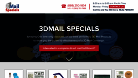 What 3dmailspecials.com website looked like in 2020 (4 years ago)