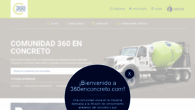 What 360enconcreto.com website looked like in 2020 (4 years ago)