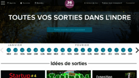 What 36sorties.fr website looked like in 2020 (4 years ago)