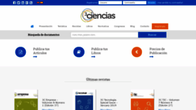 What 3ciencias.com website looked like in 2020 (4 years ago)