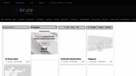 What 3dbrute.com website looked like in 2020 (4 years ago)
