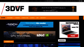 What 3dvf.com website looked like in 2020 (4 years ago)
