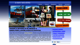 What 3waymovers.com website looked like in 2020 (4 years ago)