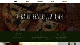 What 3brotherspizzacafefarmingdale.com website looked like in 2020 (4 years ago)