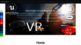 What 3dvirtualand.com website looked like in 2020 (4 years ago)