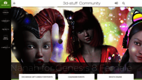 What 3d-stuff.community website looked like in 2020 (4 years ago)