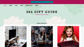 What 365giftguide.com website looked like in 2020 (4 years ago)