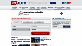 What 321auto.com website looked like in 2020 (4 years ago)