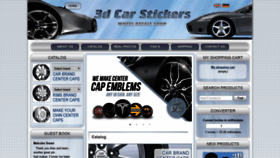 What 3dcarstickers.com website looked like in 2020 (4 years ago)