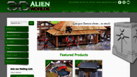 What 3dalienworlds.com website looked like in 2020 (4 years ago)