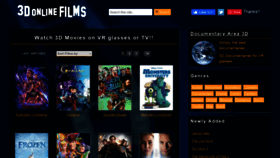 What 3donlinefilms.com website looked like in 2020 (4 years ago)